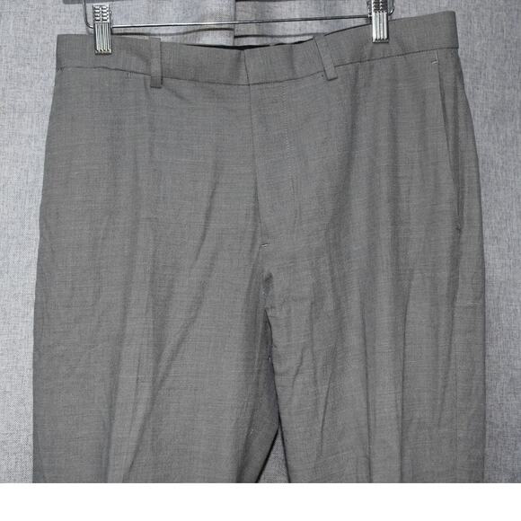 Theory Men’s Slim Fit Dress Pants Gray Size 33 - Picture 2 of 4